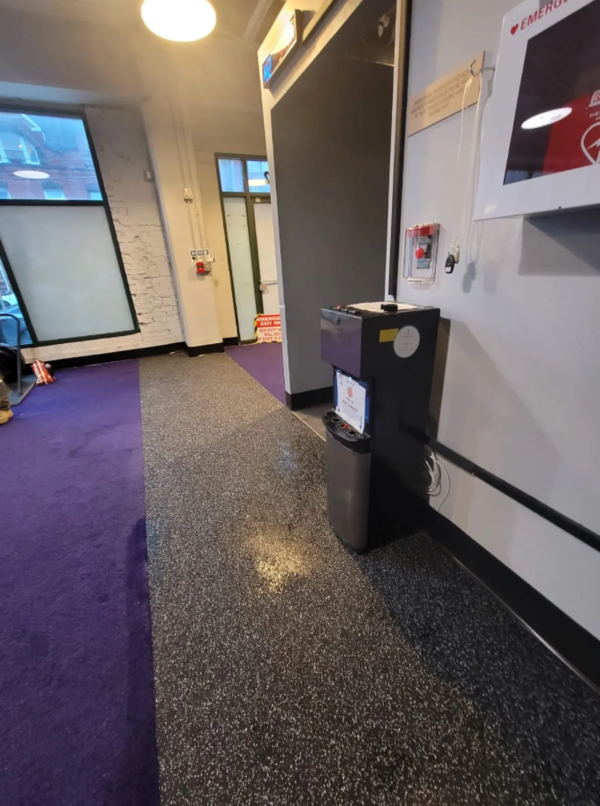 Flooring installed for Anytime Fitness.