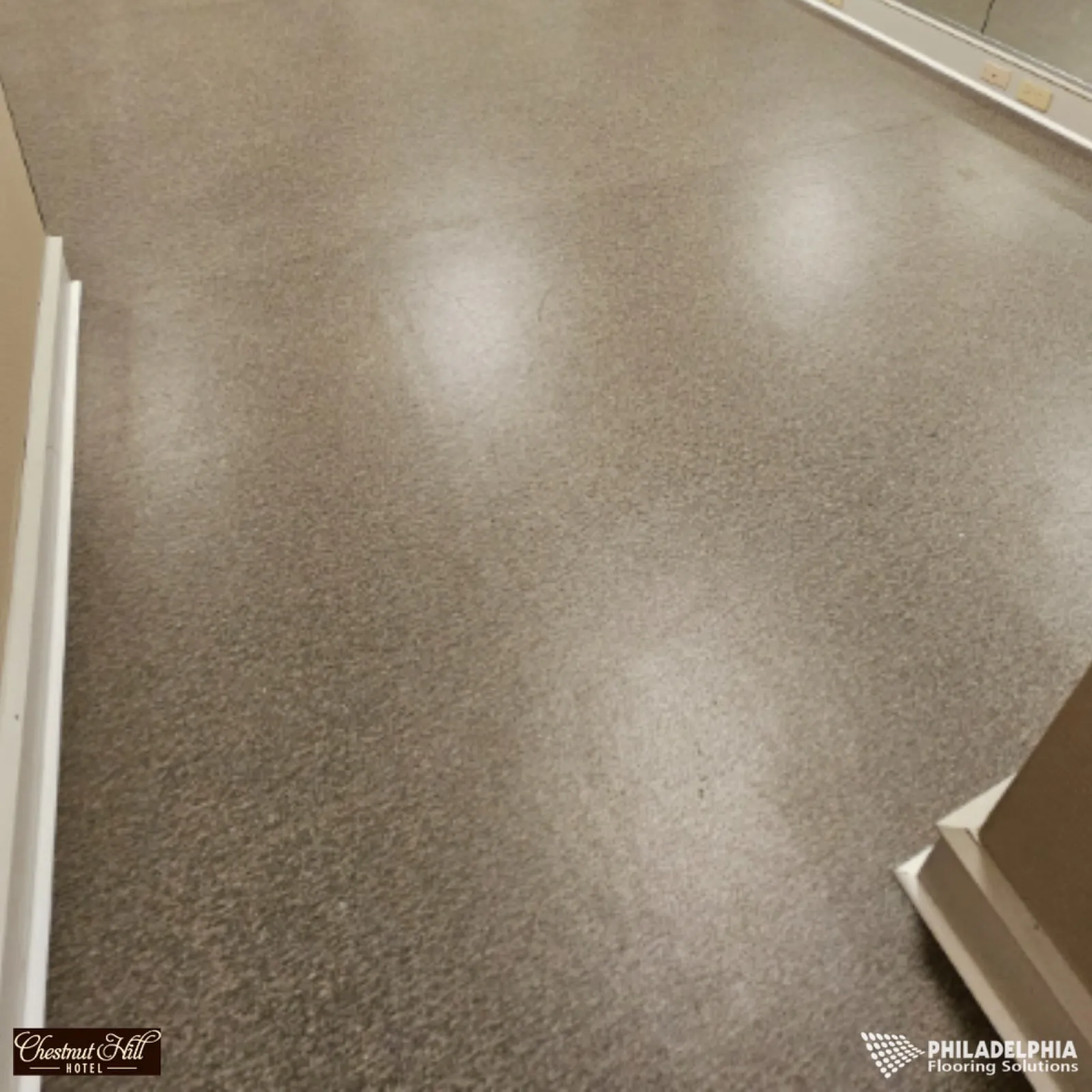 Flooring installed for Chestnut Hill Hotel.