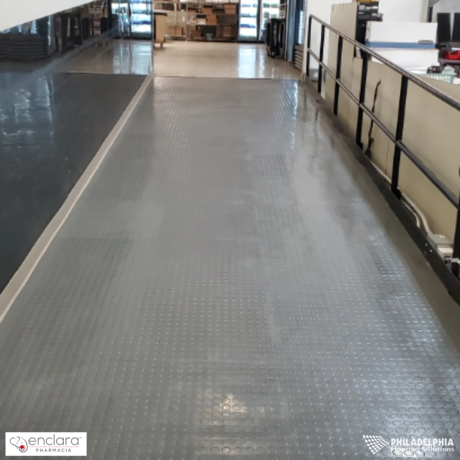 Flooring installed for Enclara Pharmacia.
