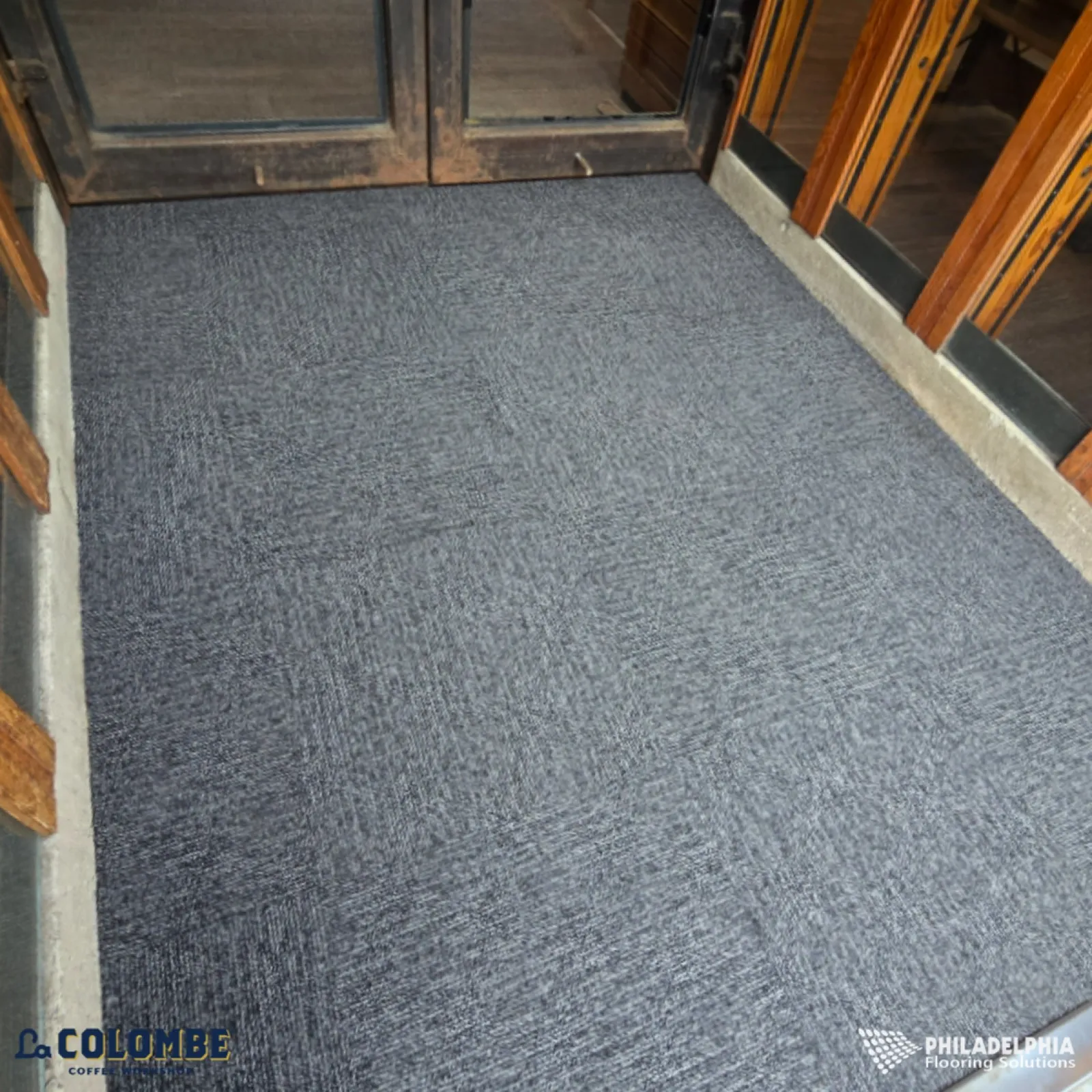 Flooring installed for La Colombe.