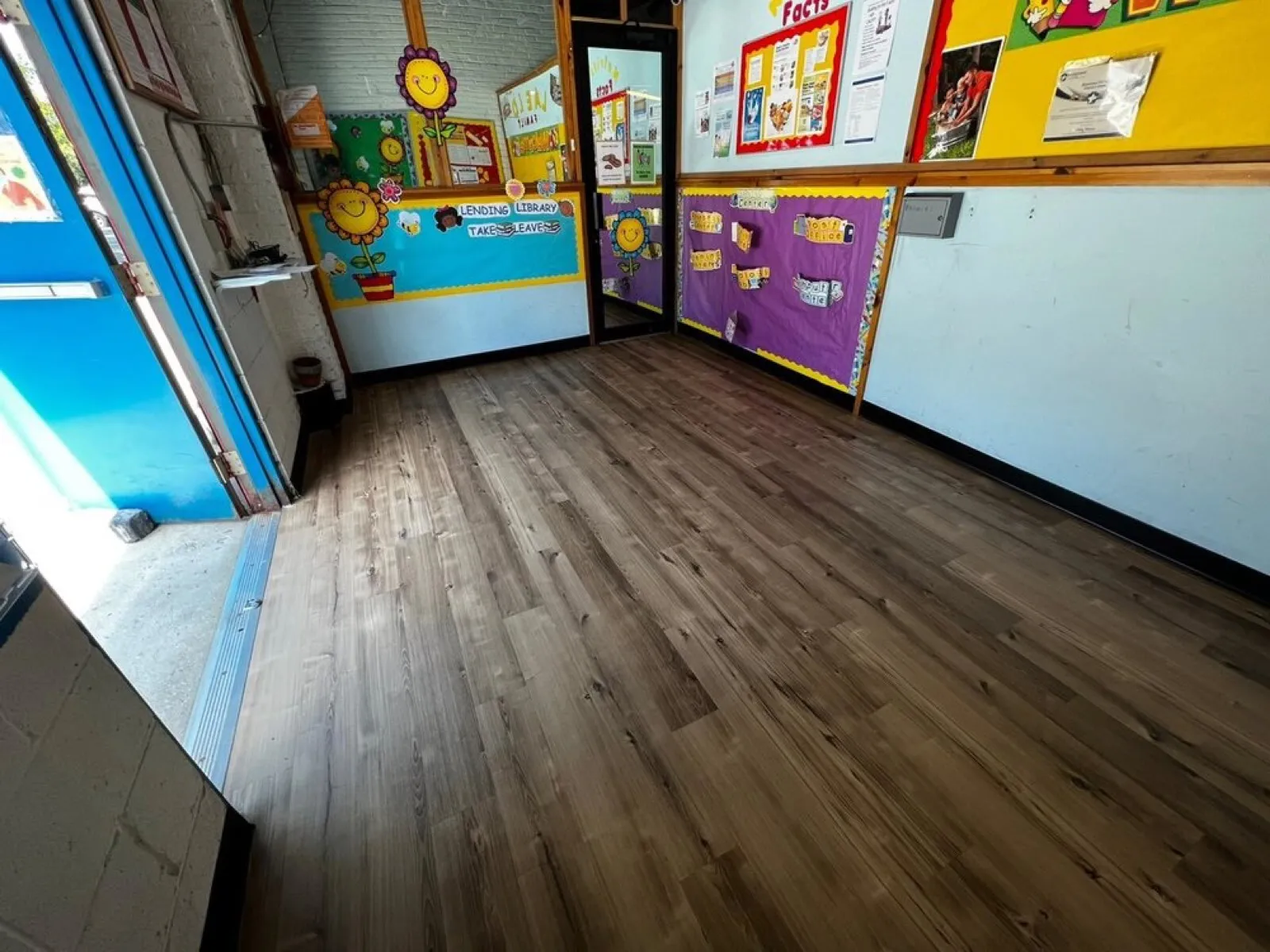 Flooring installed for Lamont Academy.