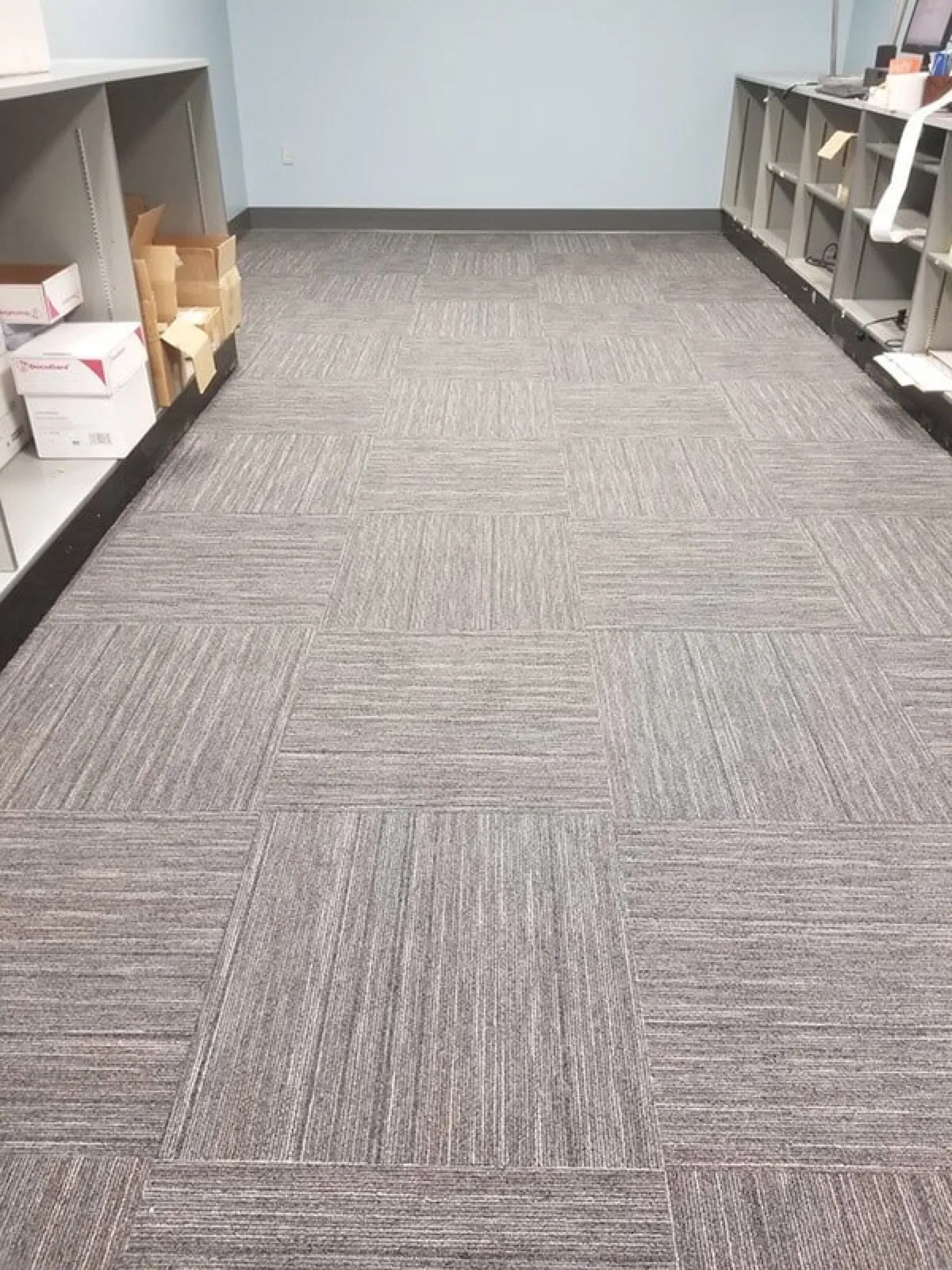 Flooring installed for Paris Corporation.