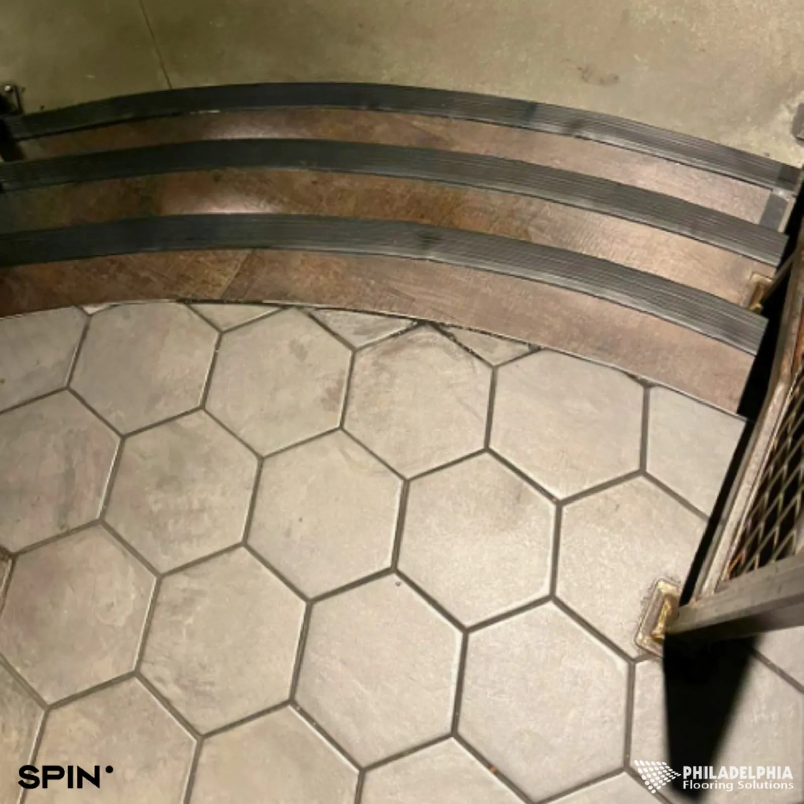 Flooring installed for Spin.