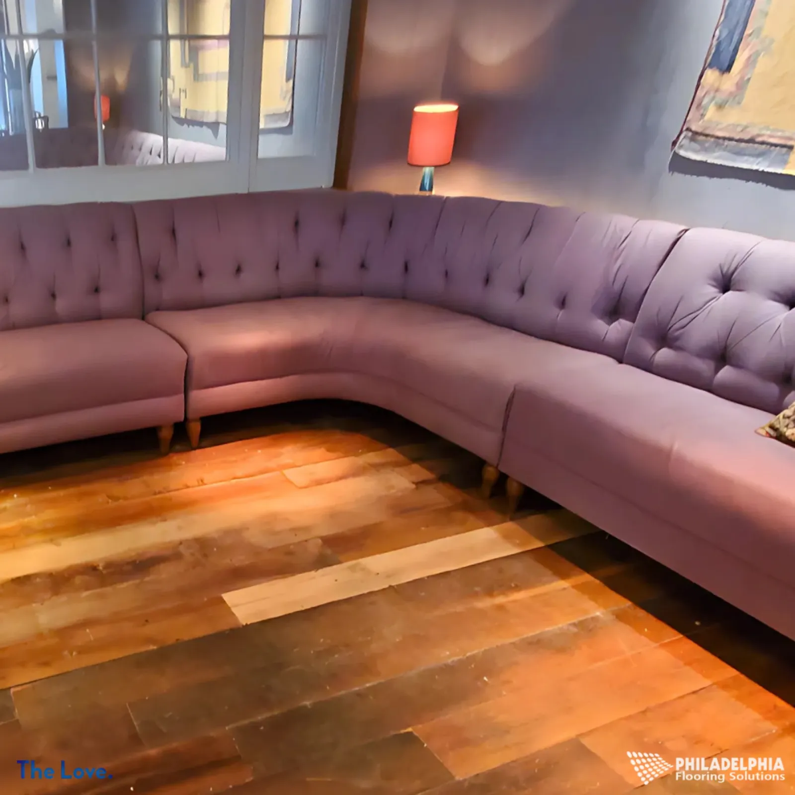 Flooring installed for The Love.