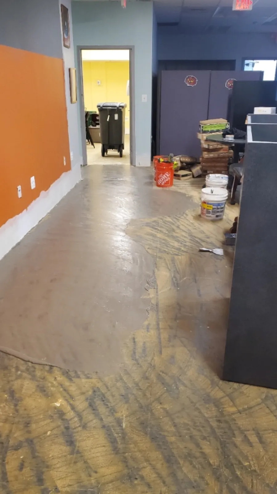 Flooring installed for Valley Youth House.